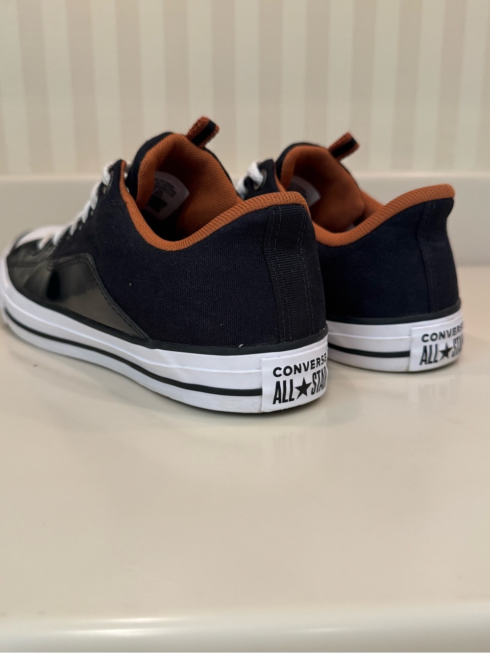 Converse Chuck Taylor All Star Rave Canvas And Patent Leather Sneakers Size 9 - Picture 8 of 16
